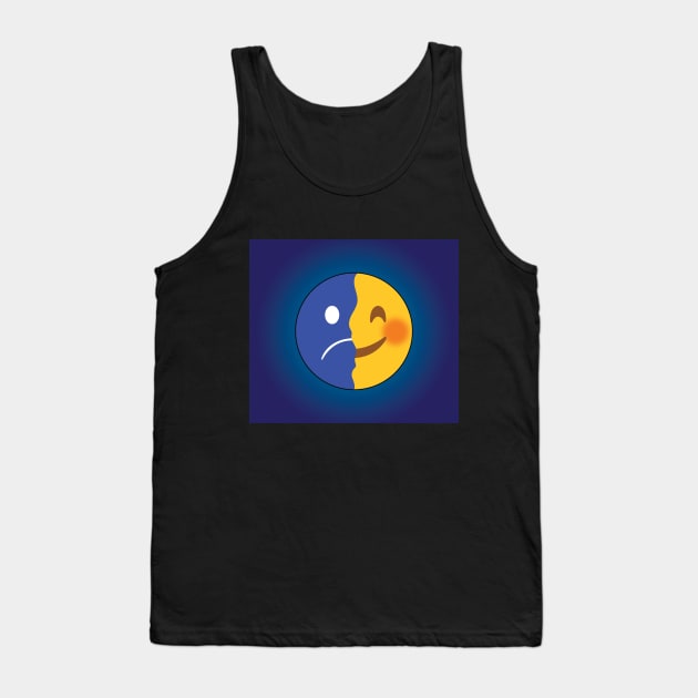 Happy Sad Emoji. Tank Top by AqlShop